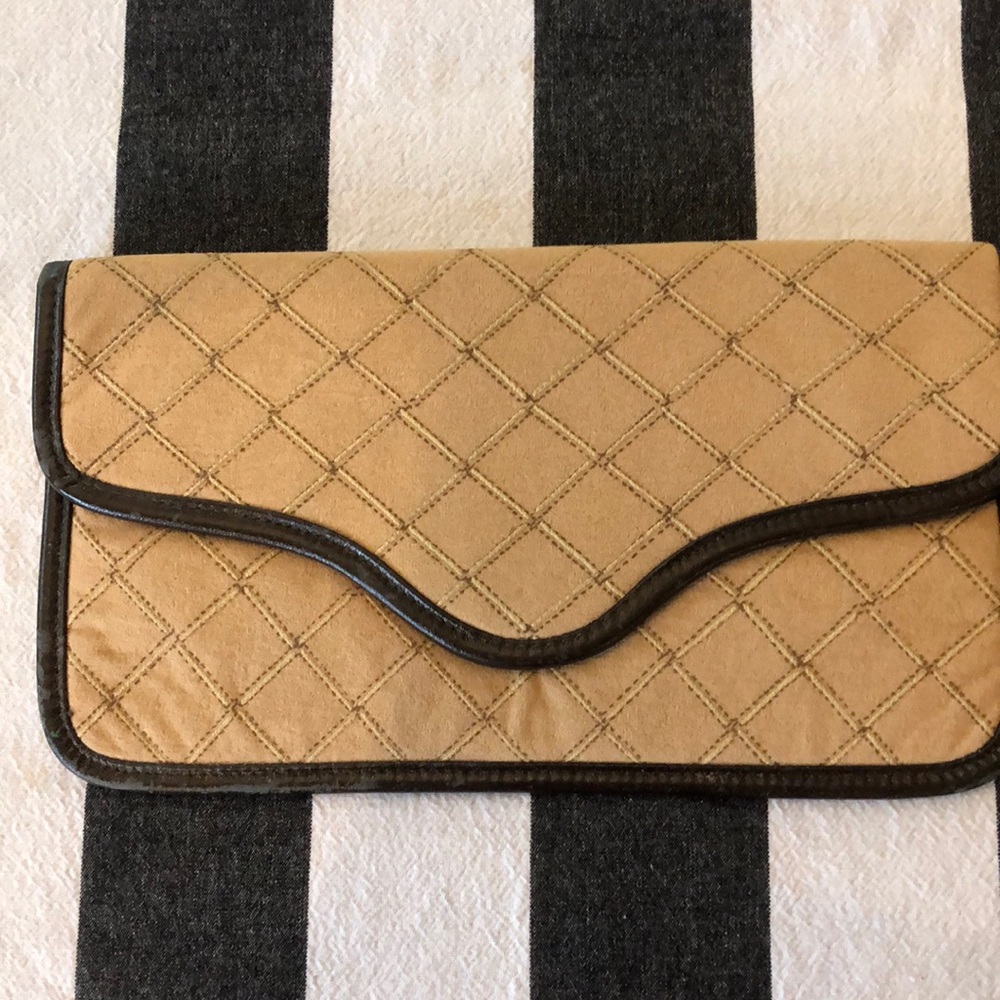 Vintage Diane Von Furstenburg Velvet Clutch